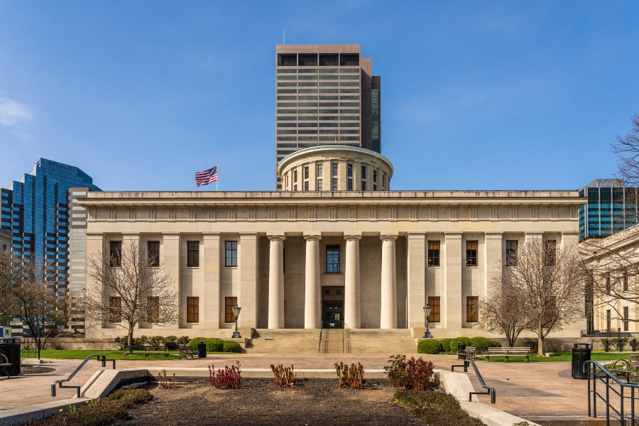 State Capitol building in Columbus